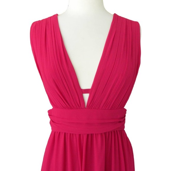 Badgley Mischka Pink Maxi Dress - Picture 5 of 12